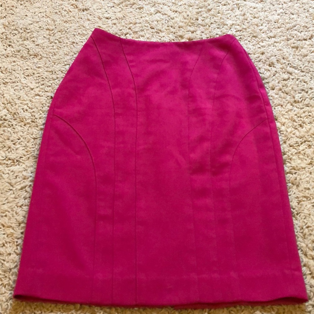 Banana Republic magenta pencil skirt